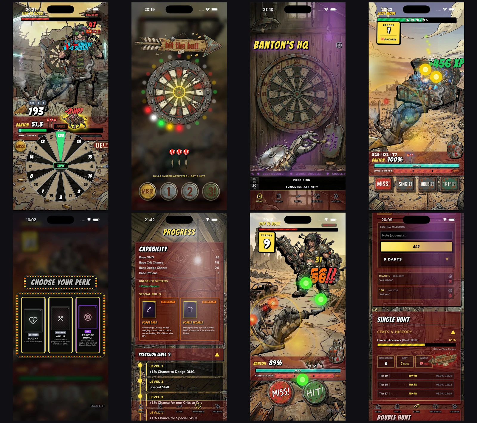 Tungsten Trials: Darts RPG screenshot 4