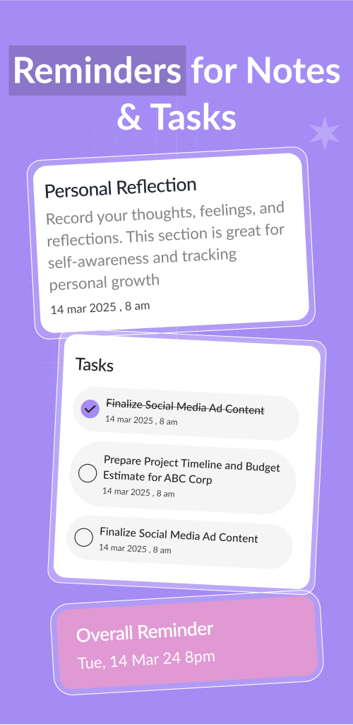 Media NOTEFY - Hidupkan nota suara menjadi tugas pintar dengan AI 5