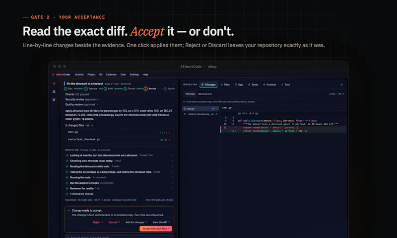AlbertCode SWE screenshot 4
