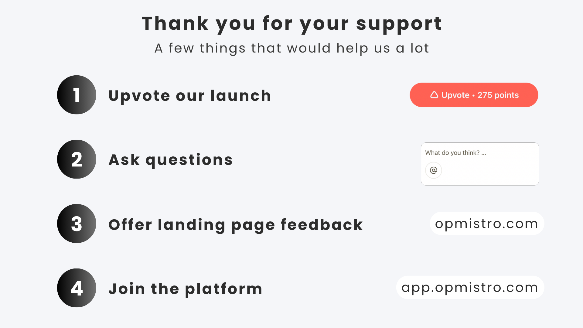 OpMistro→ Learn 22 unique growth tactics gallery image