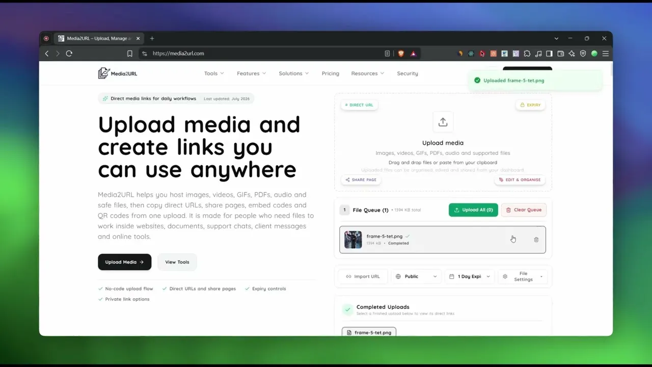 Media2URL gallery image