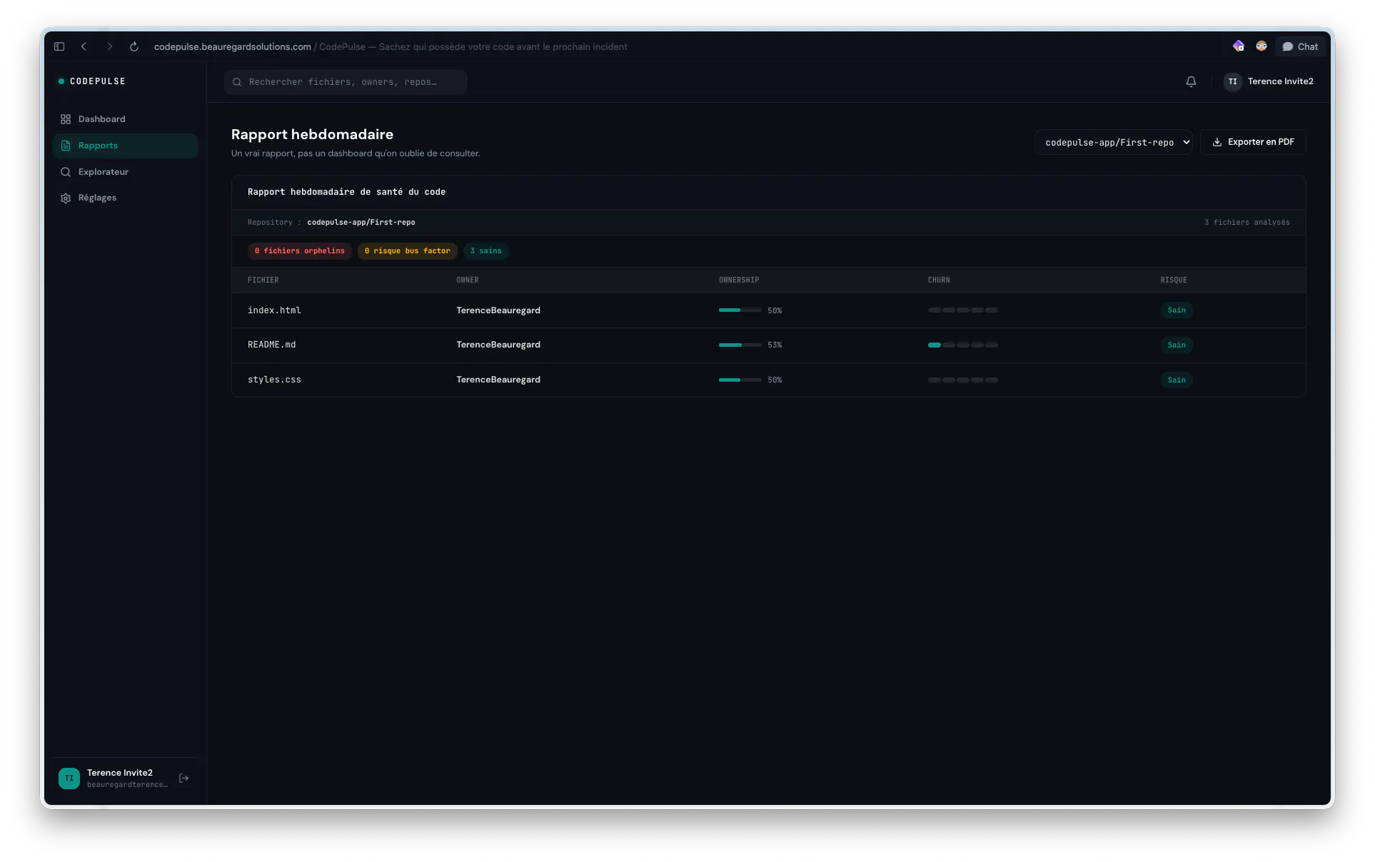 CodePulse — Know who owns your code gallery image