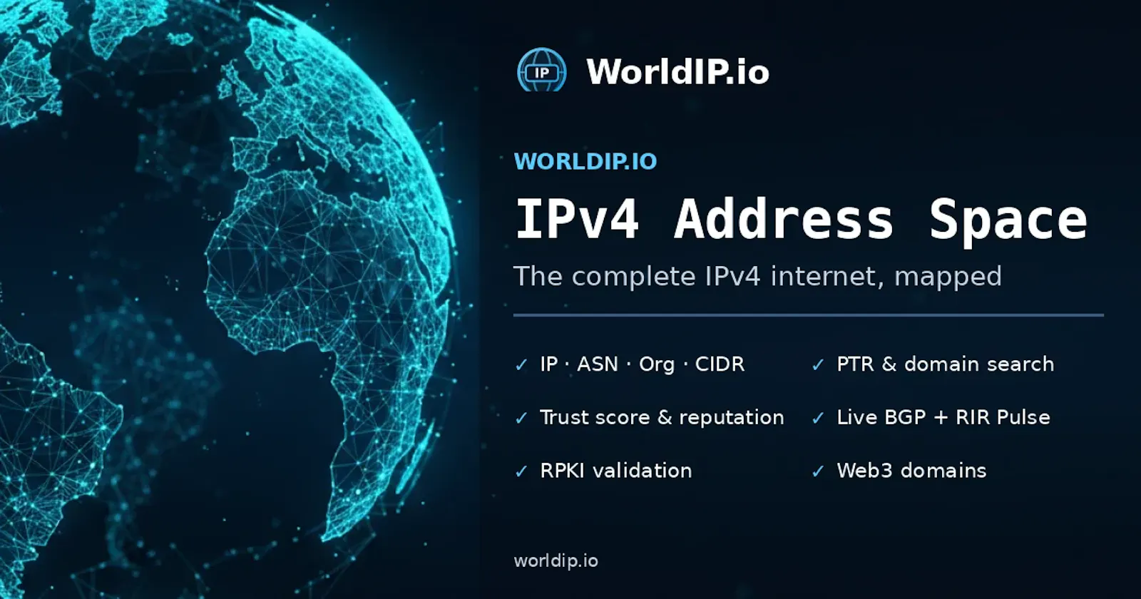 WorldIP.io screenshot 1