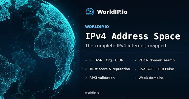 WorldIP.io screenshot 1