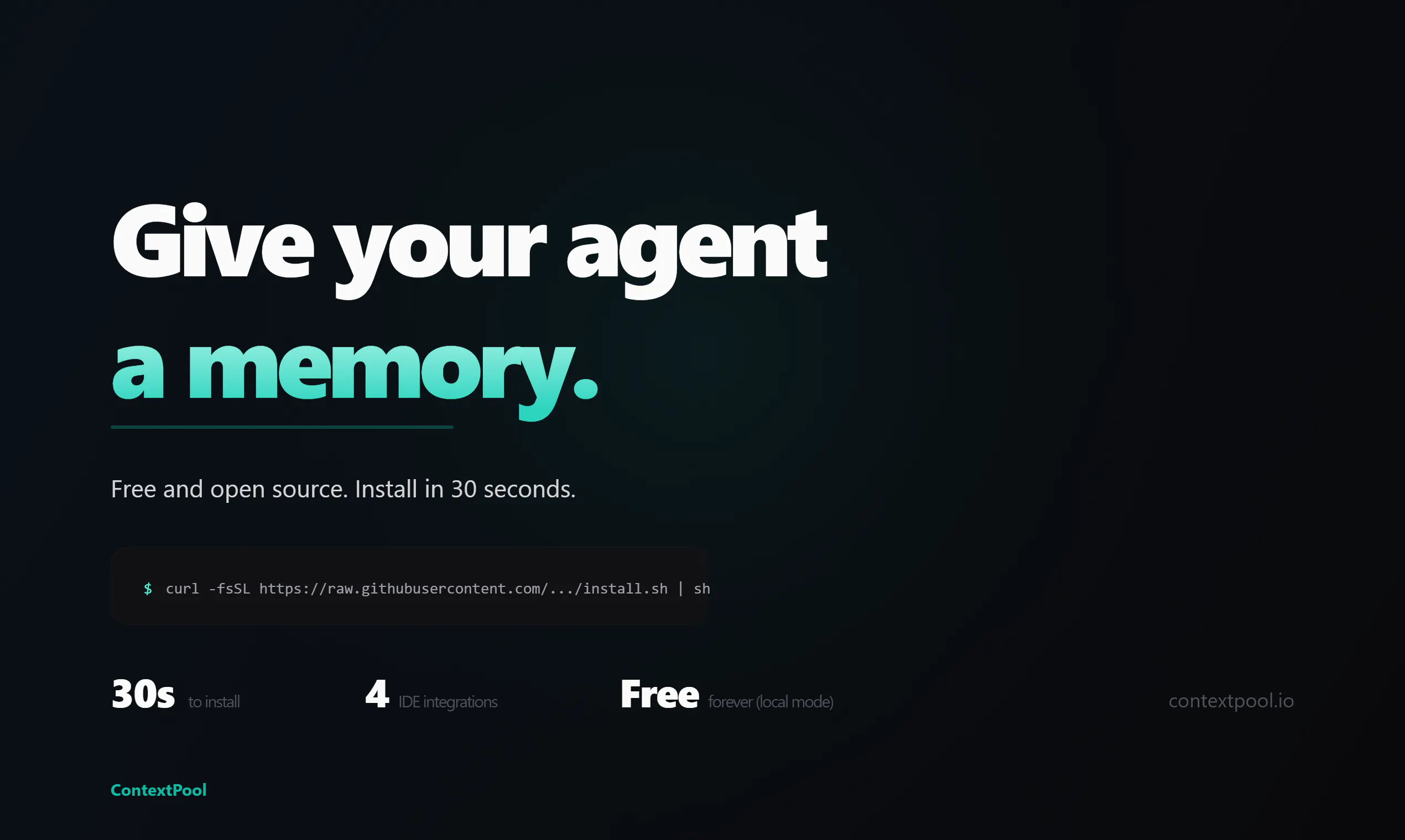 ContextPool: Persistent memory for AI coding agents | Product Hunt