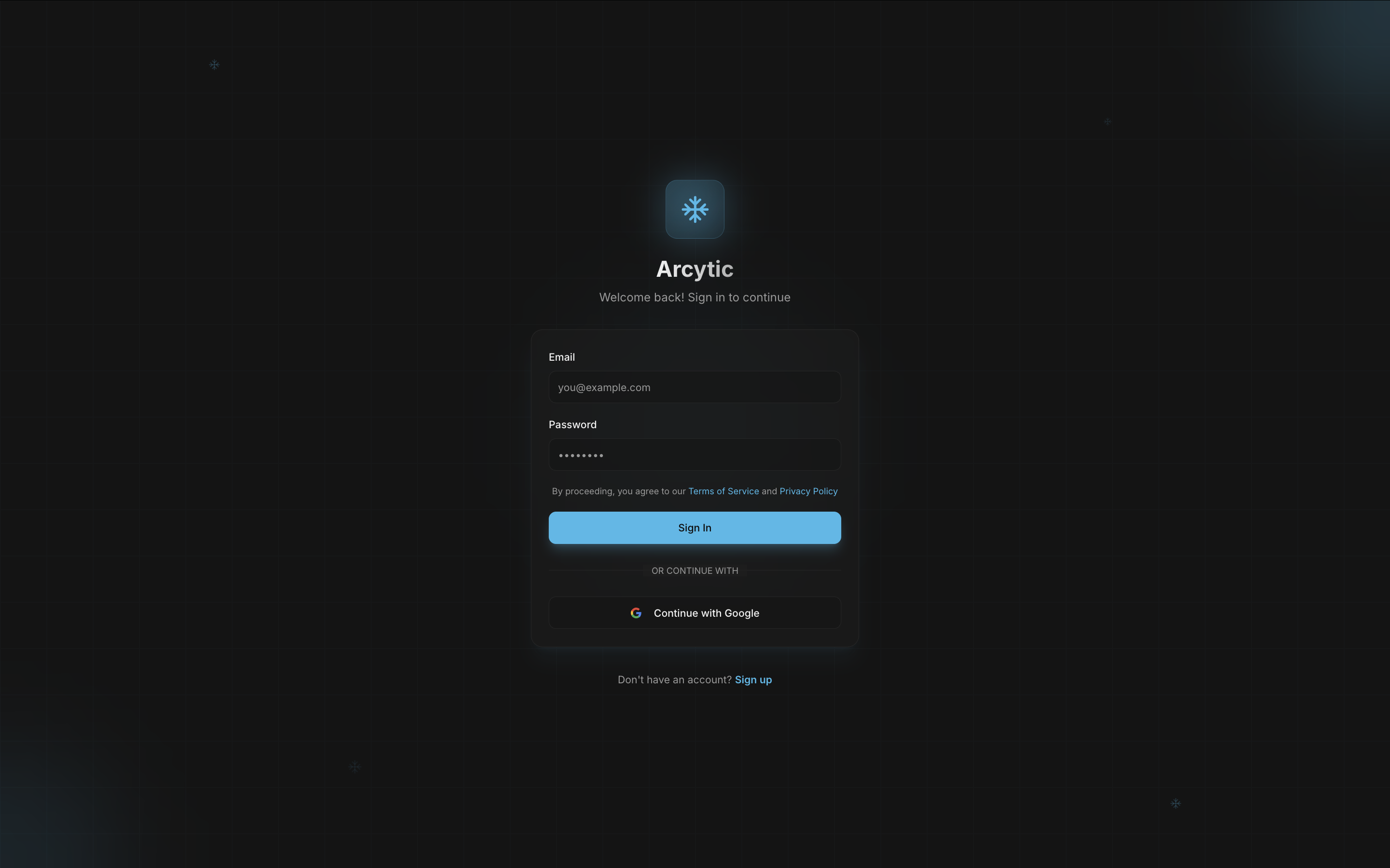 Arcytic - Screenshot 2 showing product features and functionality