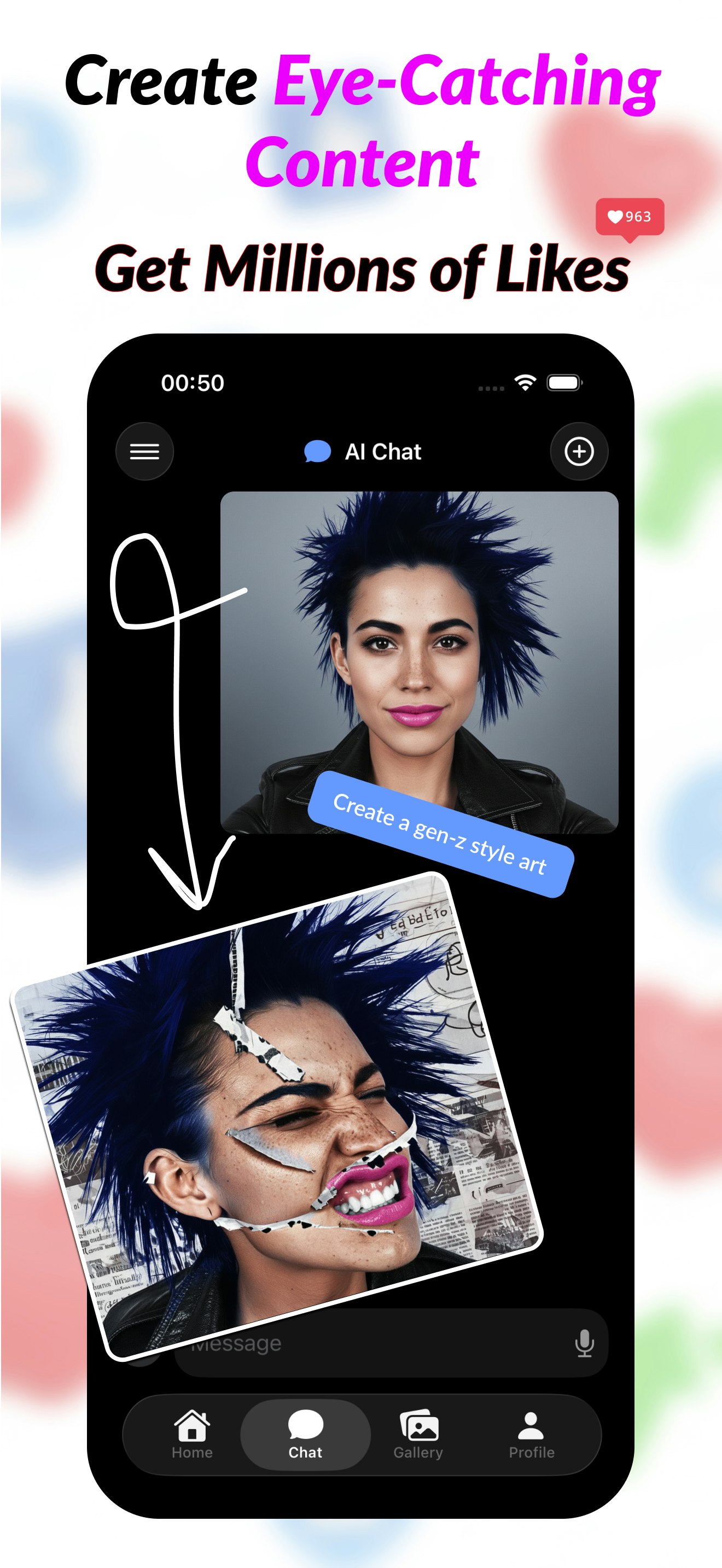 Content Generator App for Social Media gallery image