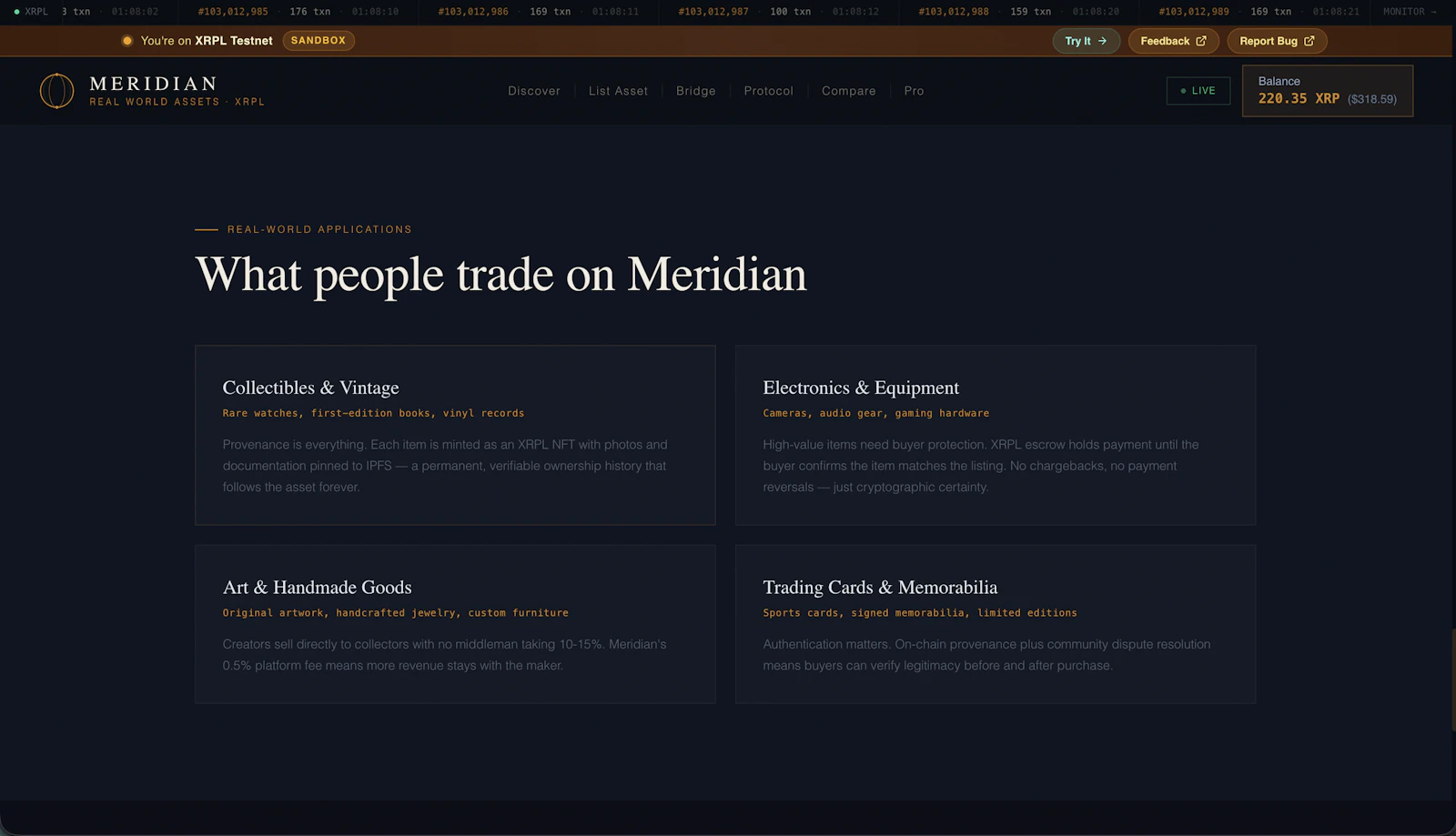 Meridian Market screenshot 3