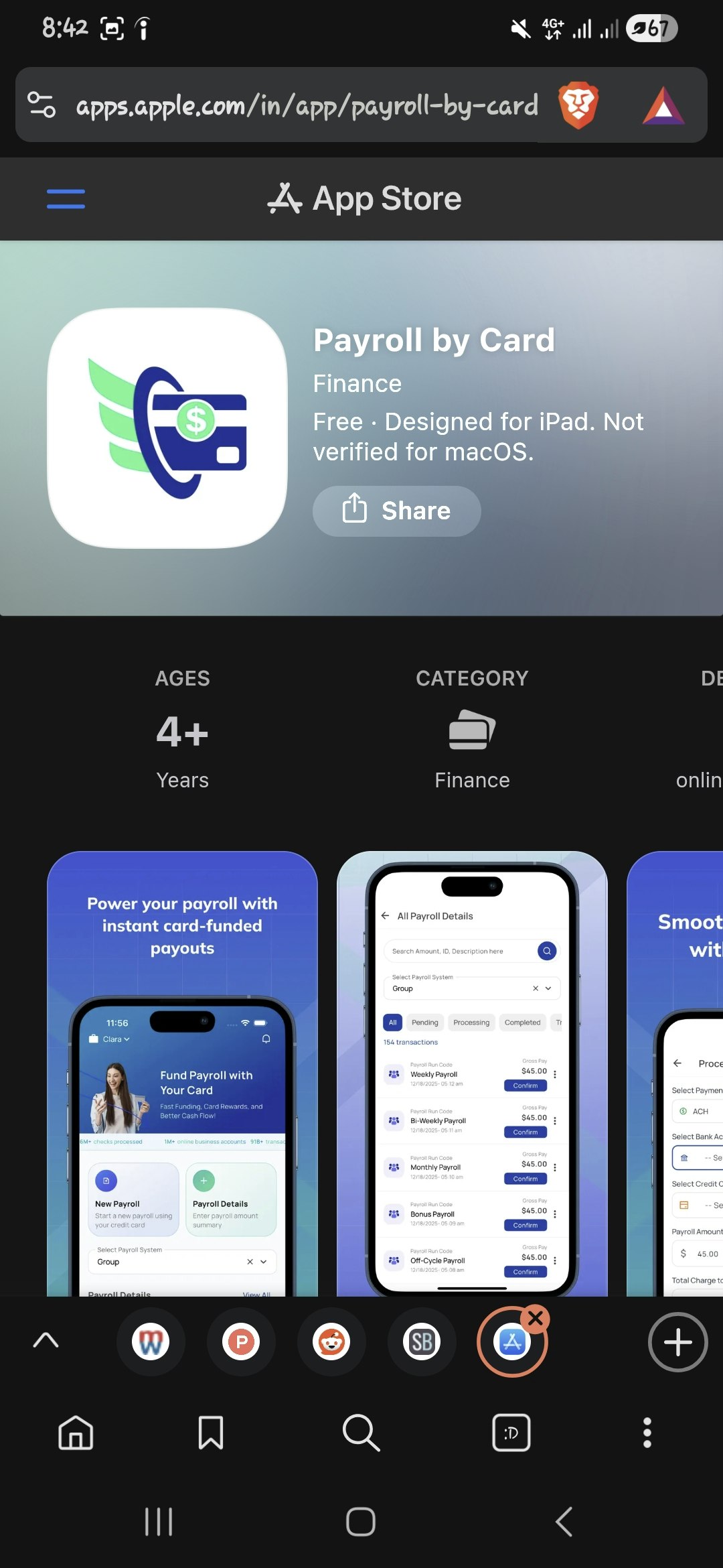 Payroll by Card