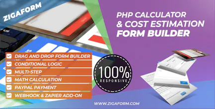 PHP Cost Estimation Form Builder gallery image