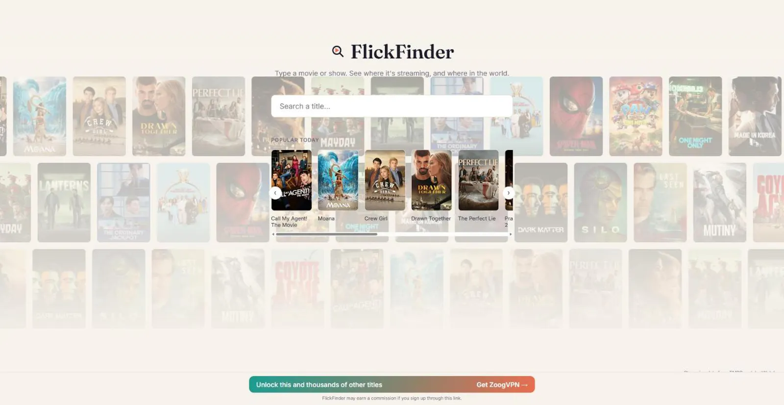 FlickFinder — where to watch anything screenshot 1