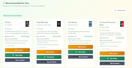 Readsy Library gallery image