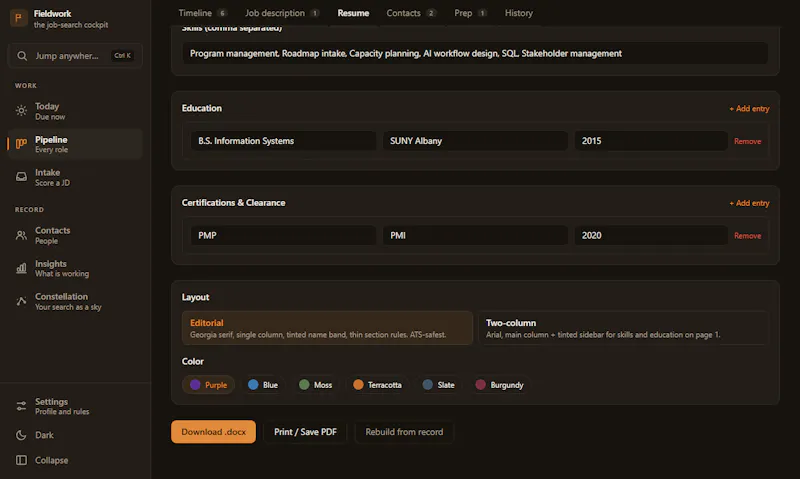 Fieldwork screenshot 7
