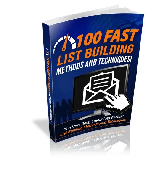 100 Fast List Building Methods And Tech. 제품 배너