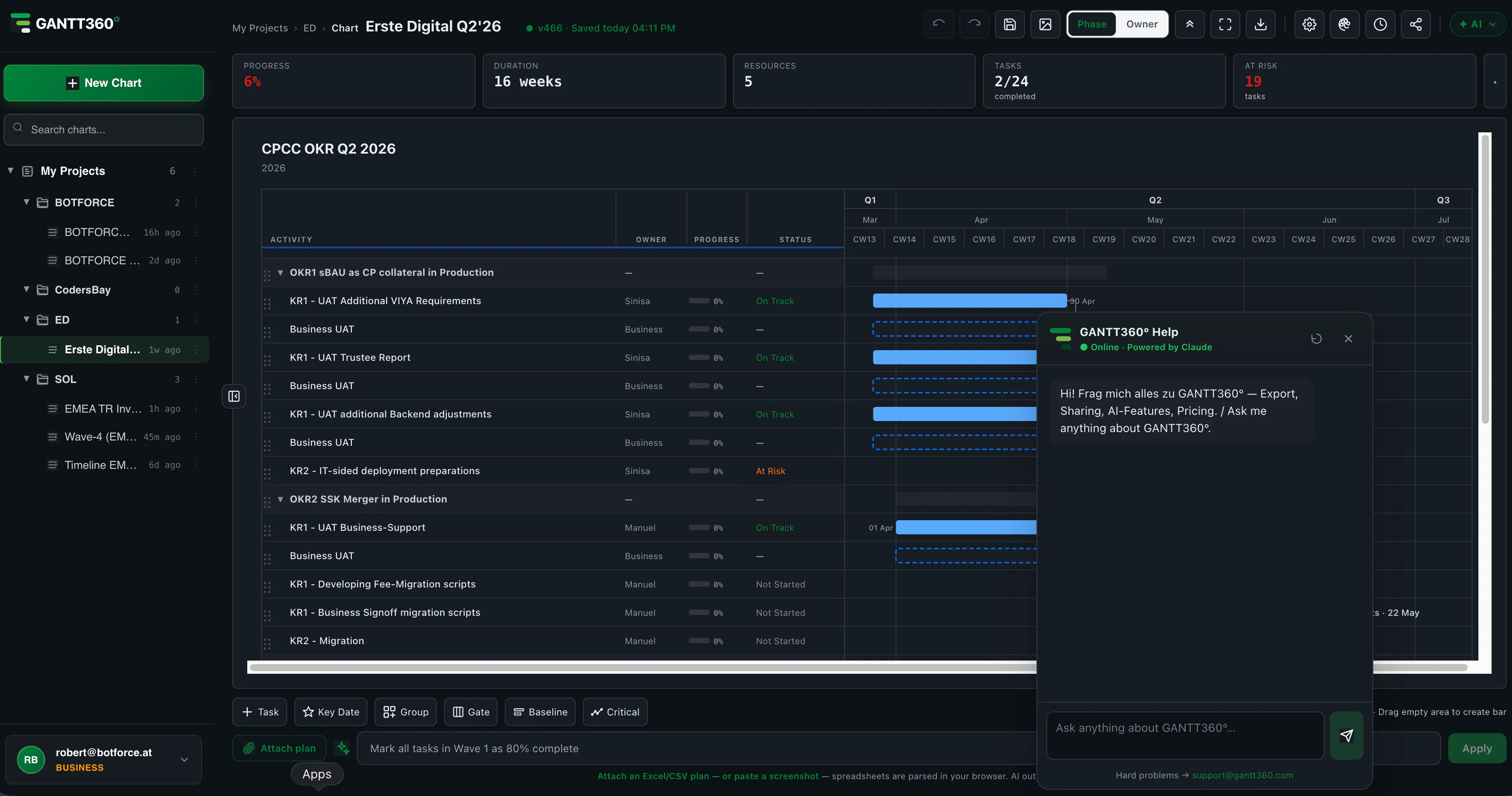 GANTT360° gallery image