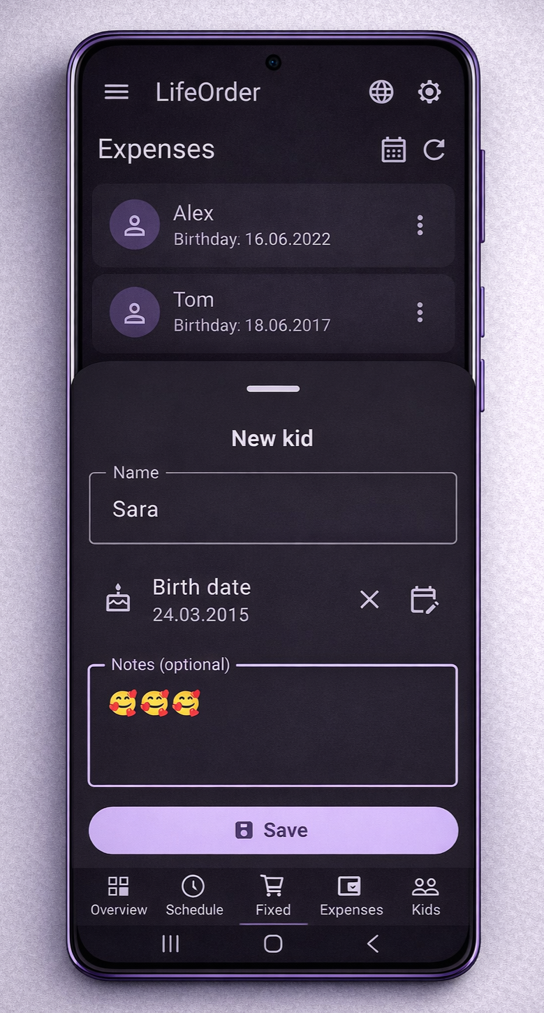 LifeOrder gallery image