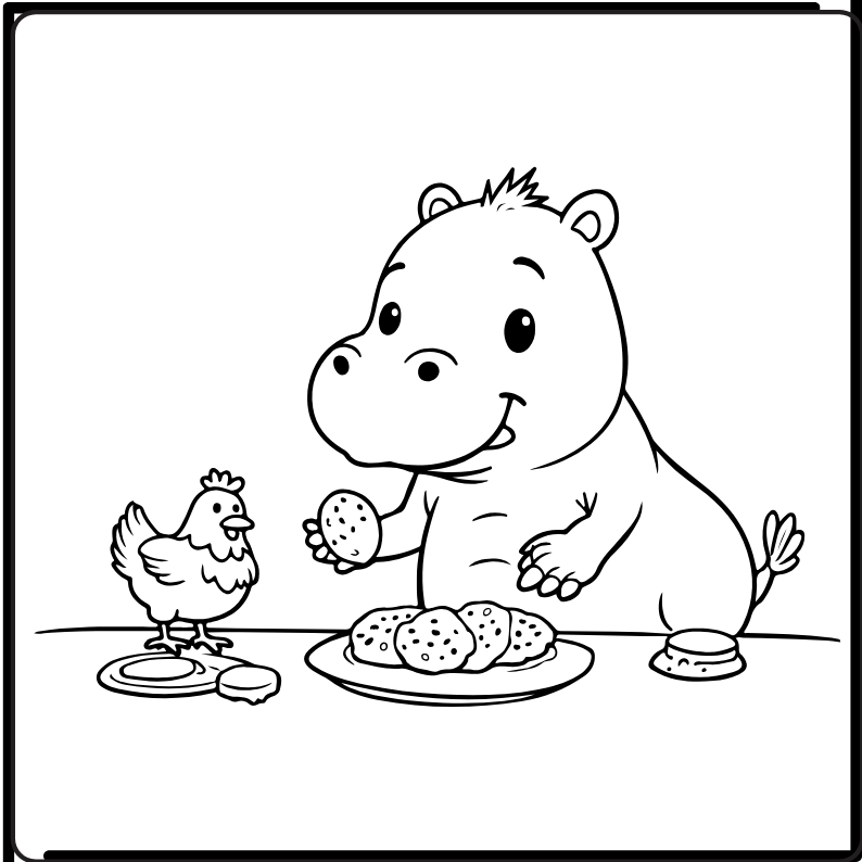 Cozy Friends Coloring Book for Kids  - Main product screenshot demonstrating key features and user interface
