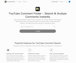 YouTube Comment Finder gallery image