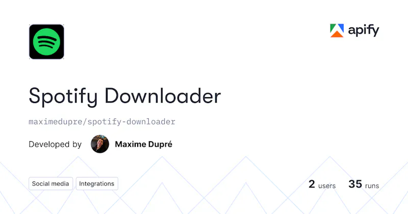 Spotify Downloader screenshot 1