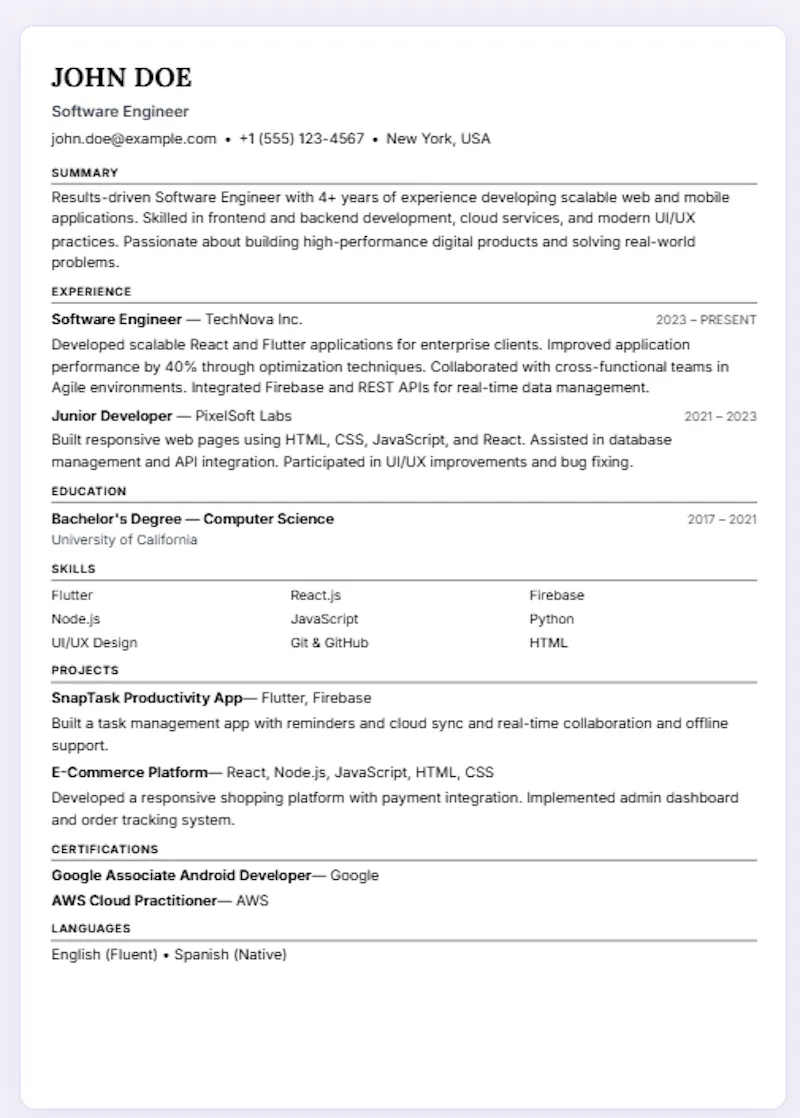 SnapCV screenshot 5
