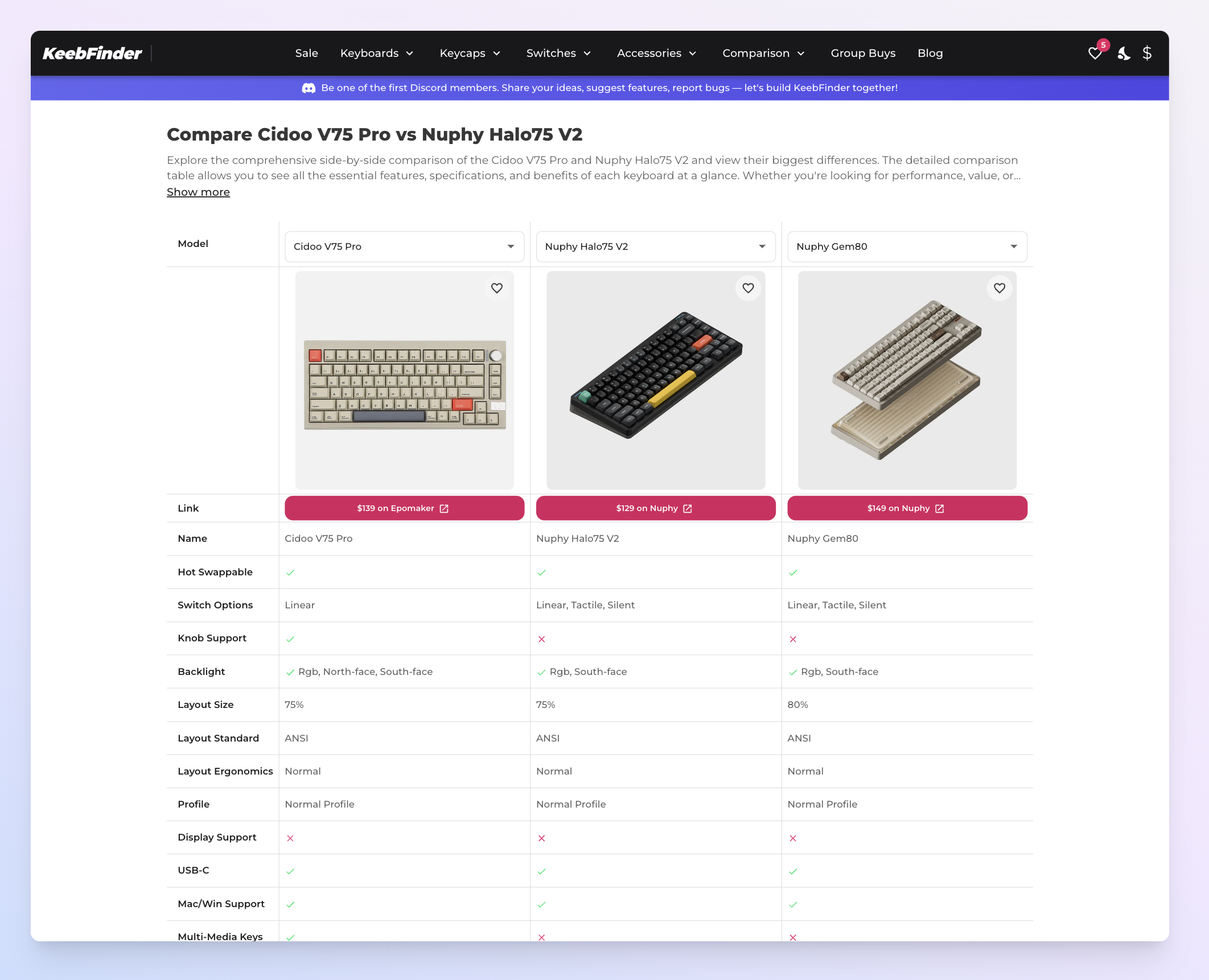 Keebfinder media 3