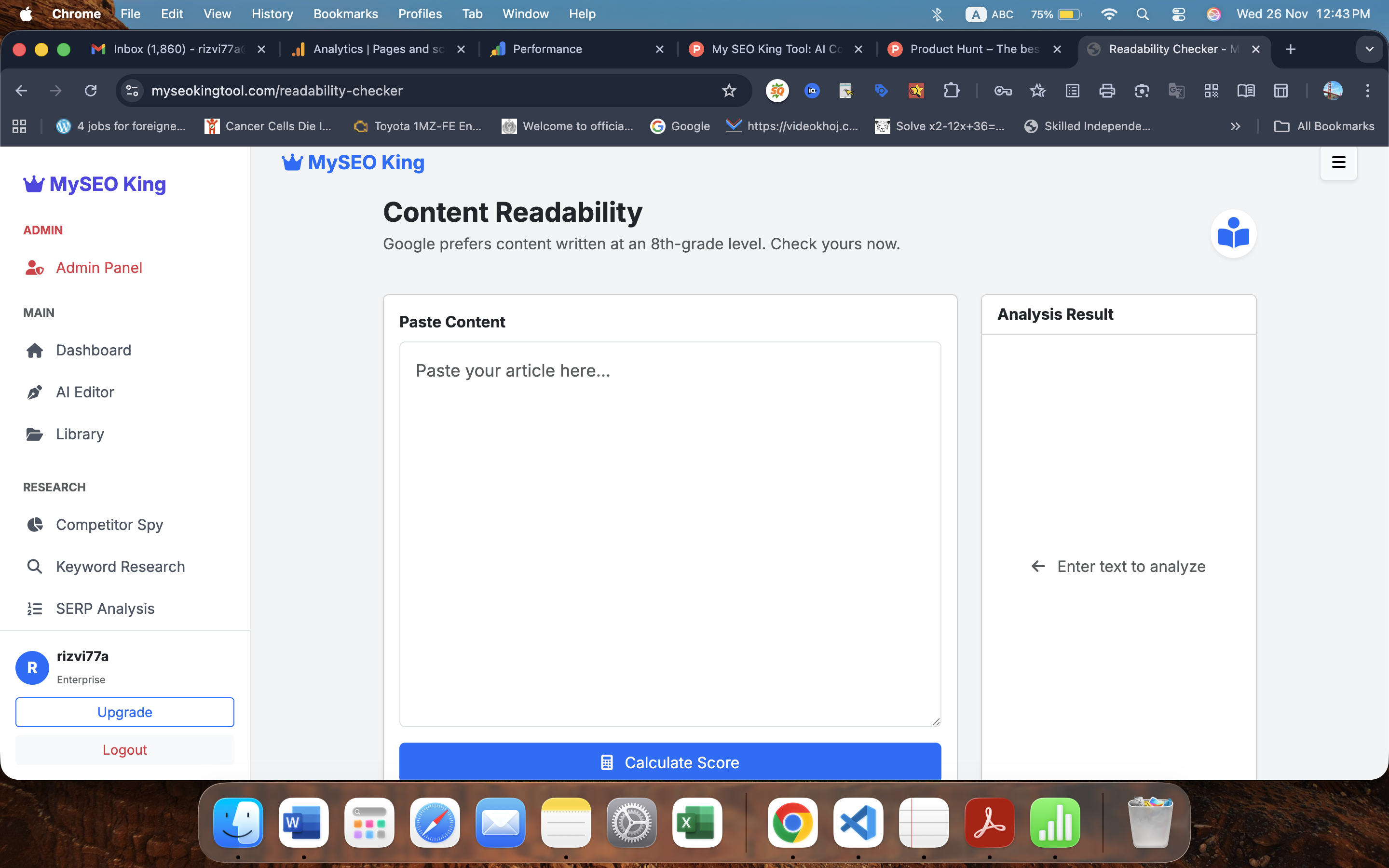 My SEO King Tool gallery image