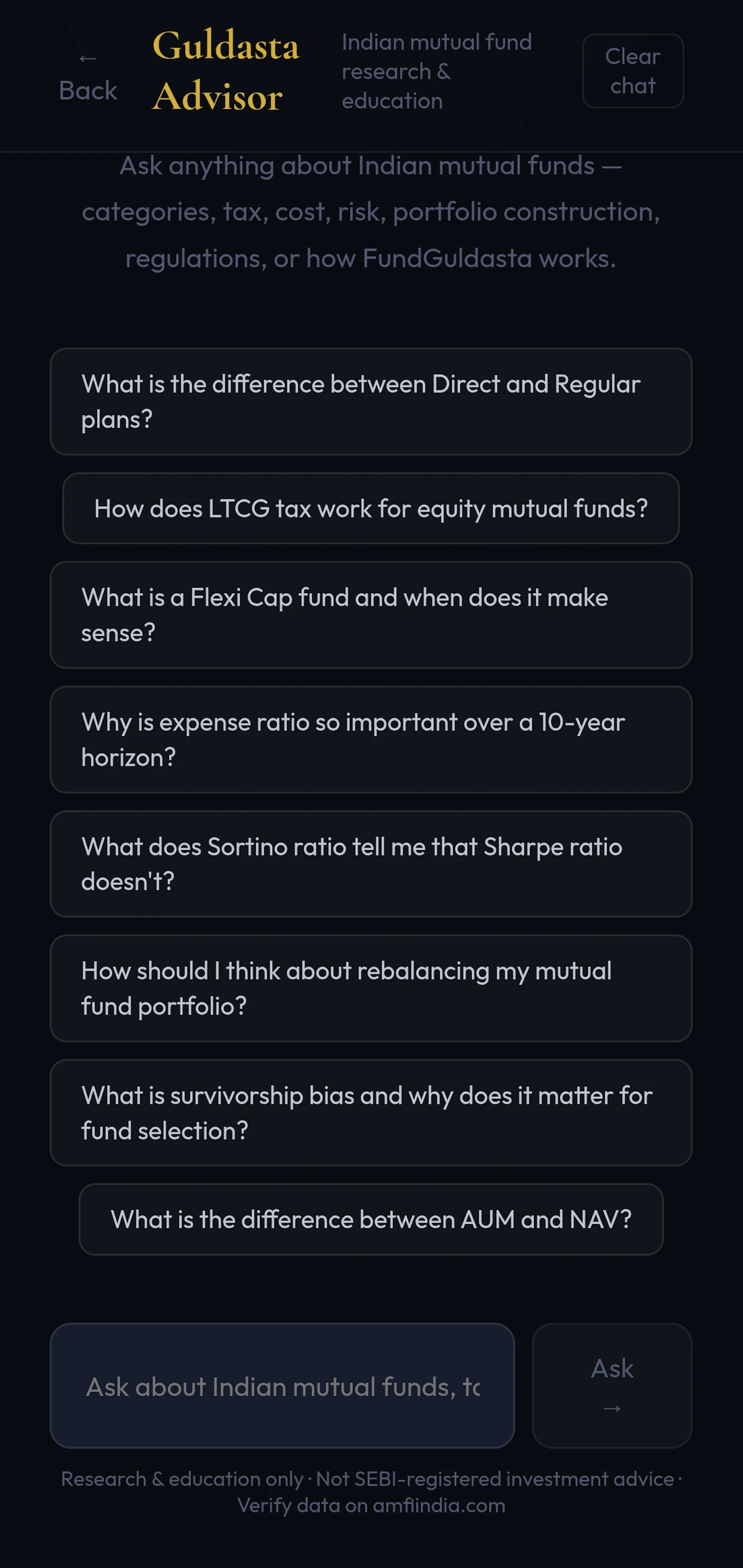 FundGuldasta — MFs Research & Education screenshot 3