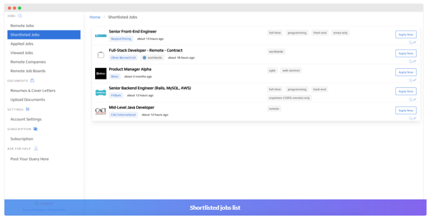 RemoteJobHuntBuddy gallery image