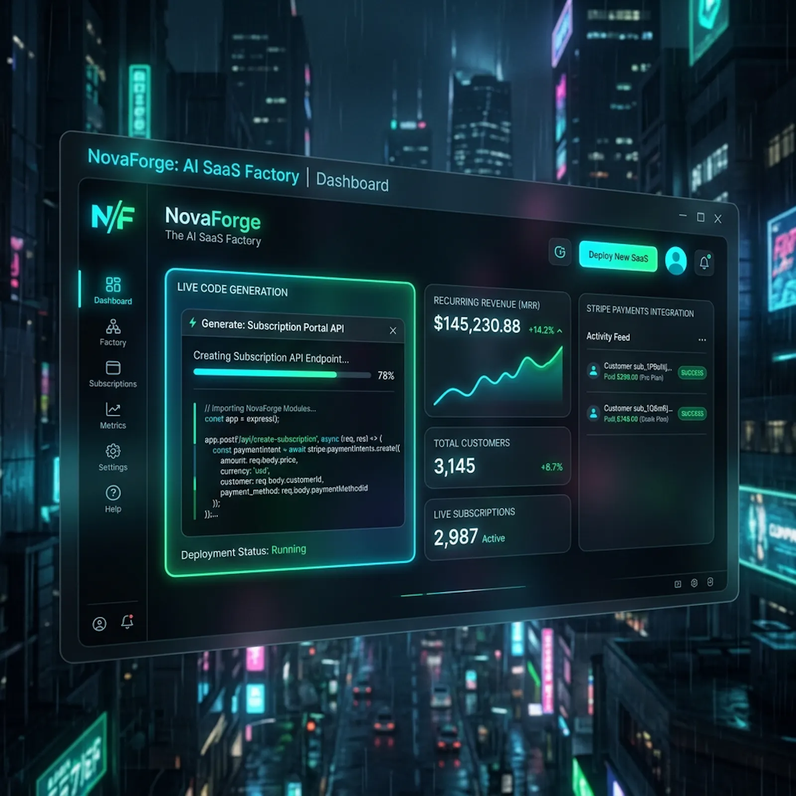 NovaForge screenshot 1
