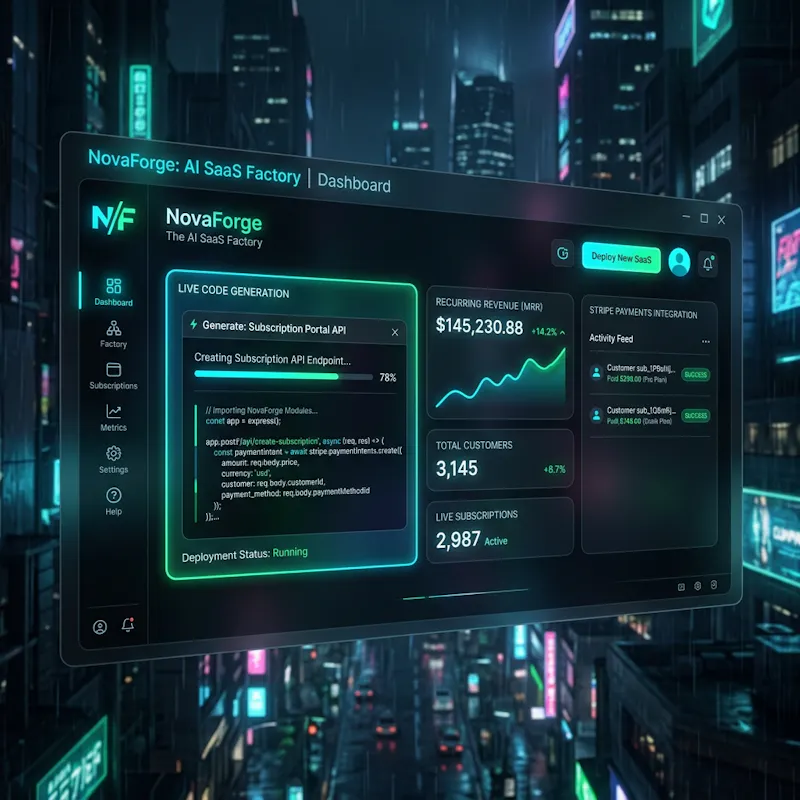 NovaForge screenshot 1