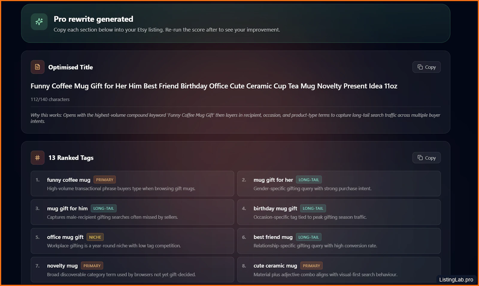 ListingLab screenshot 4