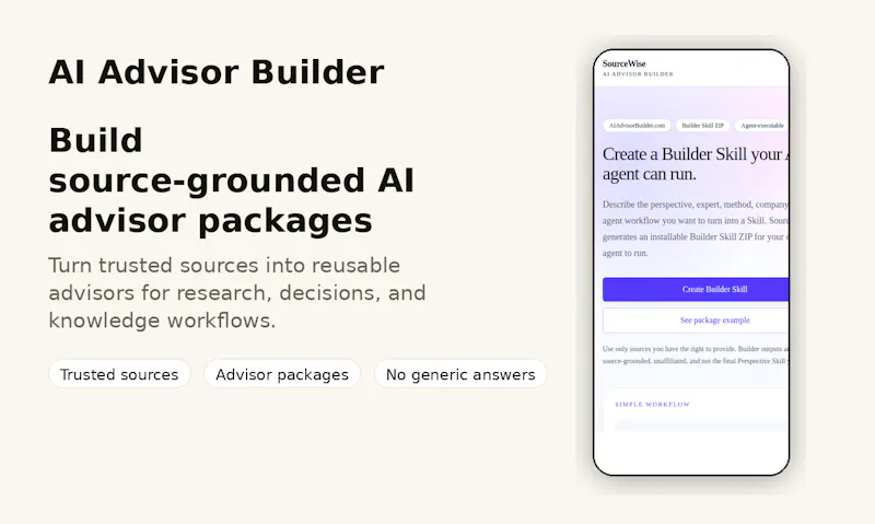 AI Advisor Builder screenshot 2