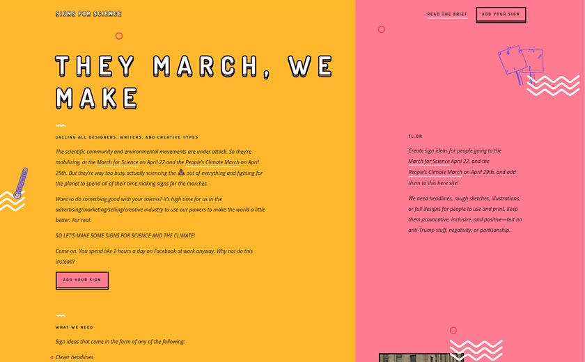 Signs for Science gallery image