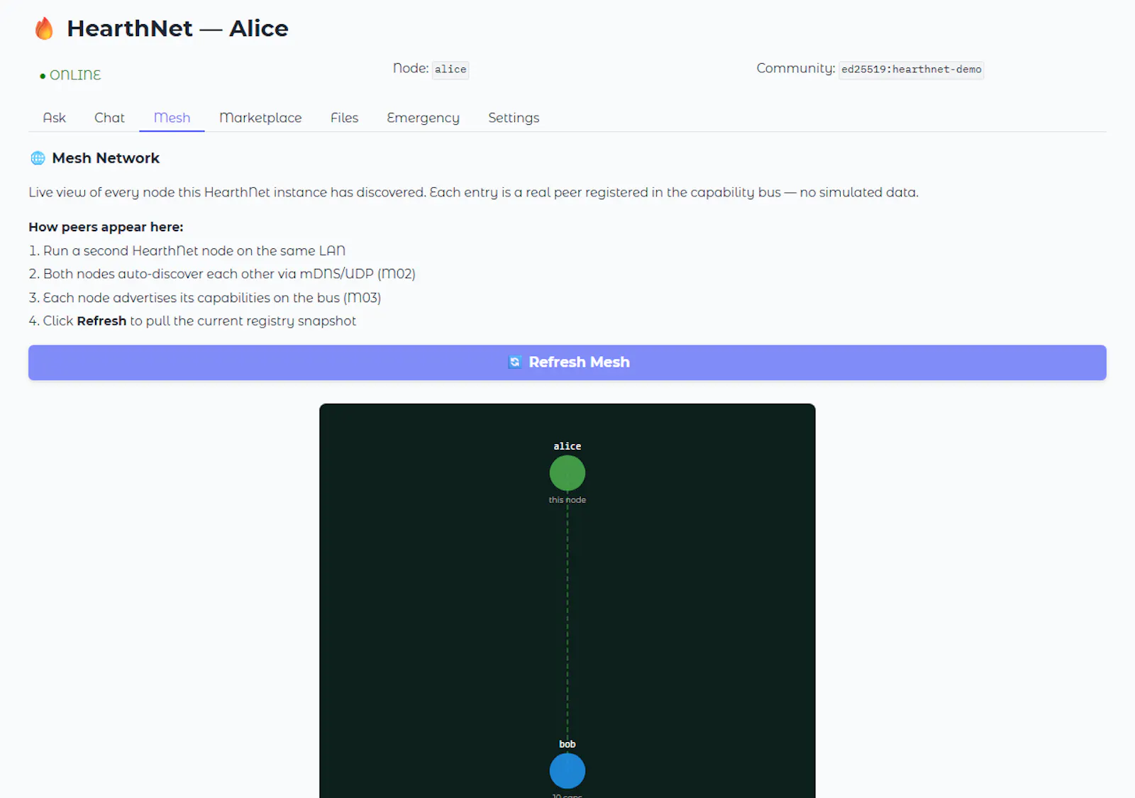 HearthNet screenshot 3