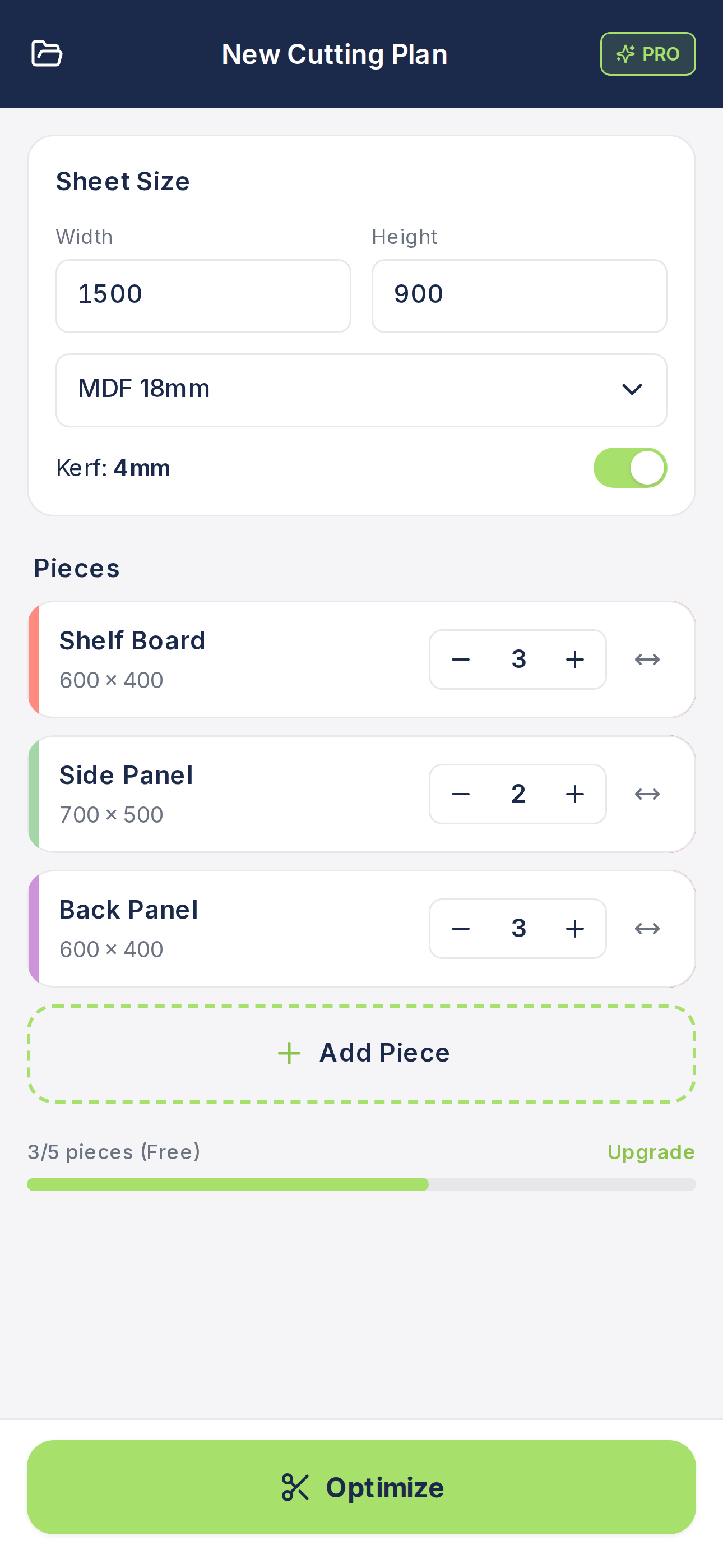 Cutting Calculator - Optimize Panel Cuts gallery image