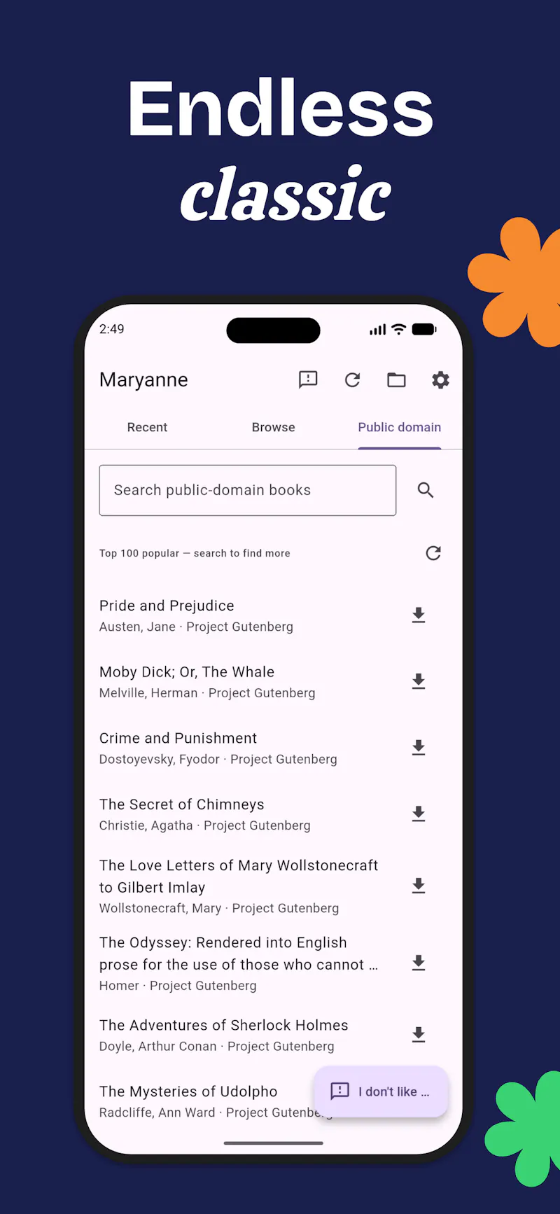 Maryanne: read or listen to ebook & PDF screenshot 3