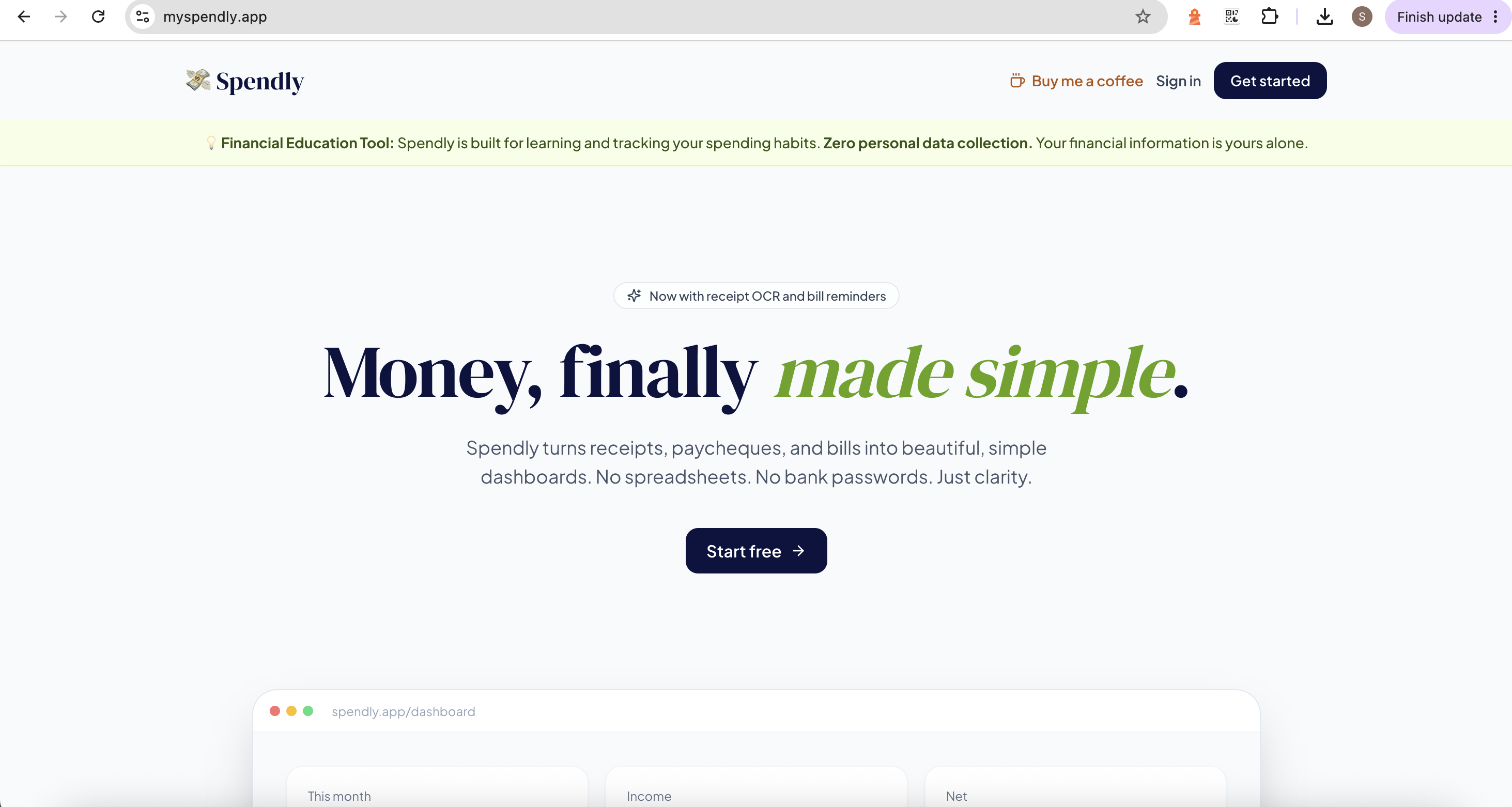 Spendly — Expense Tracker gallery image