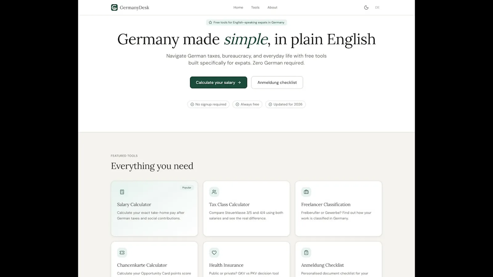 GermanyDesk screenshot 1 (video preview)