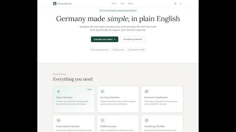 GermanyDesk screenshot 1 (video preview)