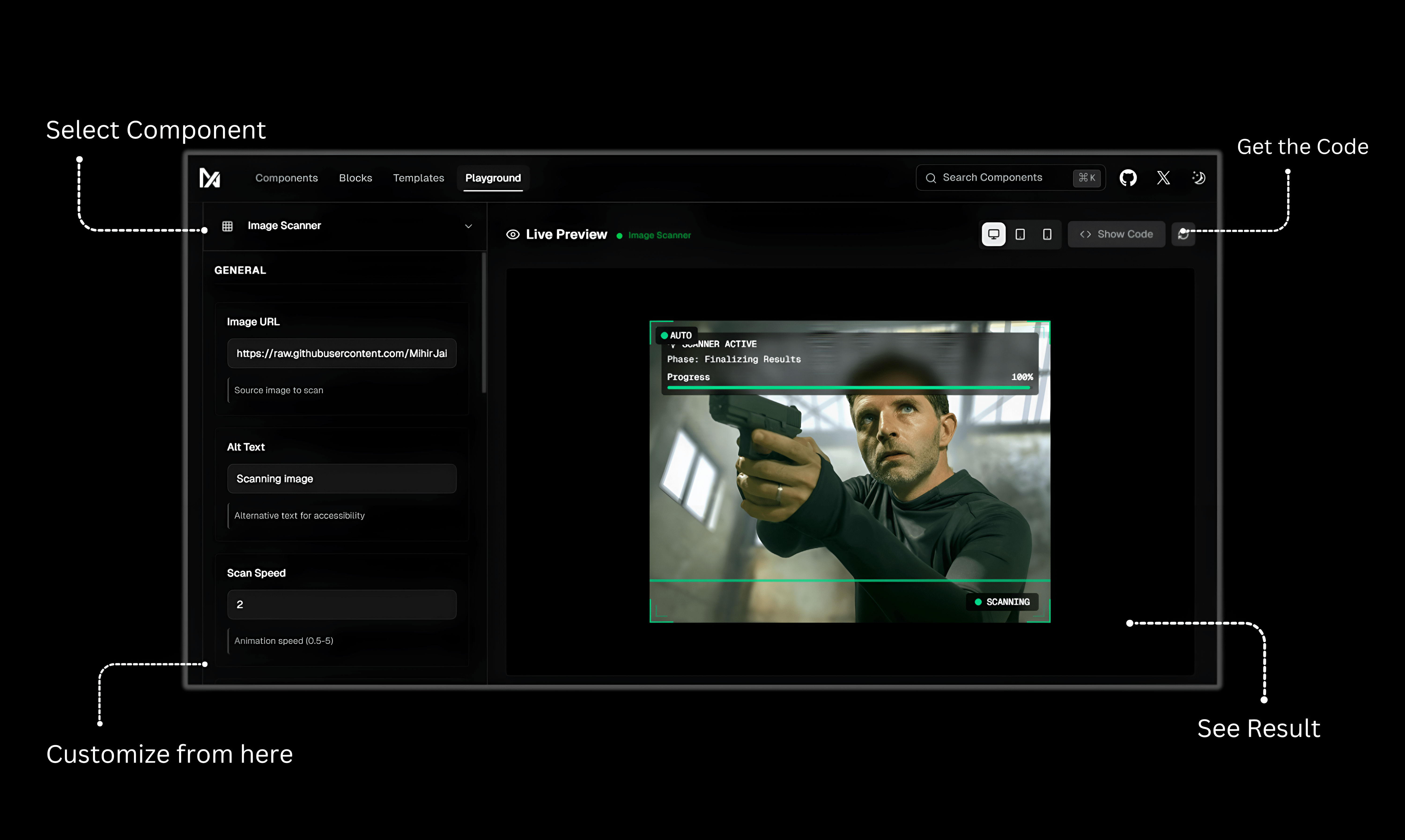 Nyx UI gallery image