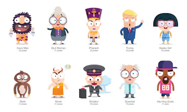 Funny Character Illustrations gallery image