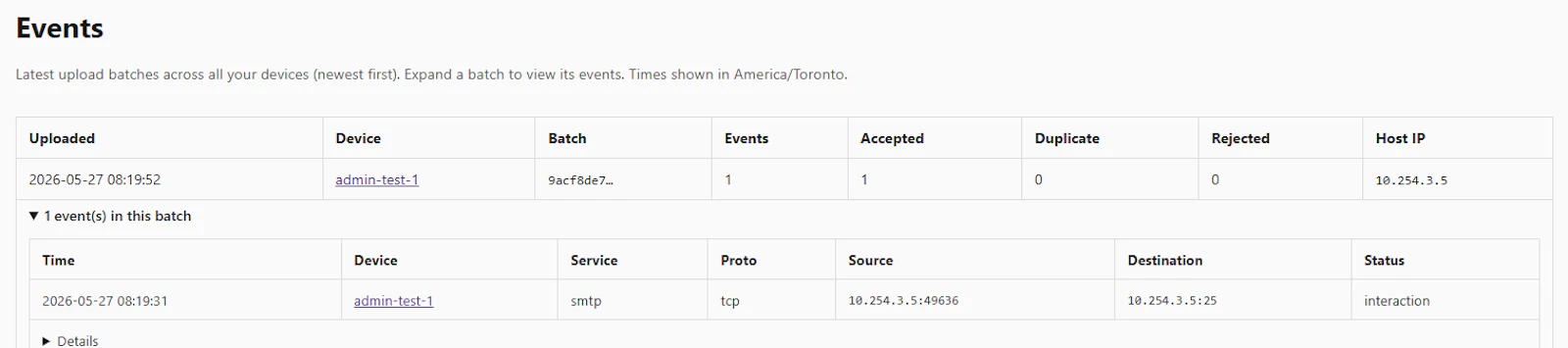 Dataforge Honeypot screenshot 3