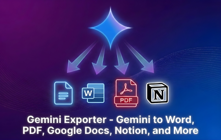 Gemini Exporter: Export Gemini Chat logo