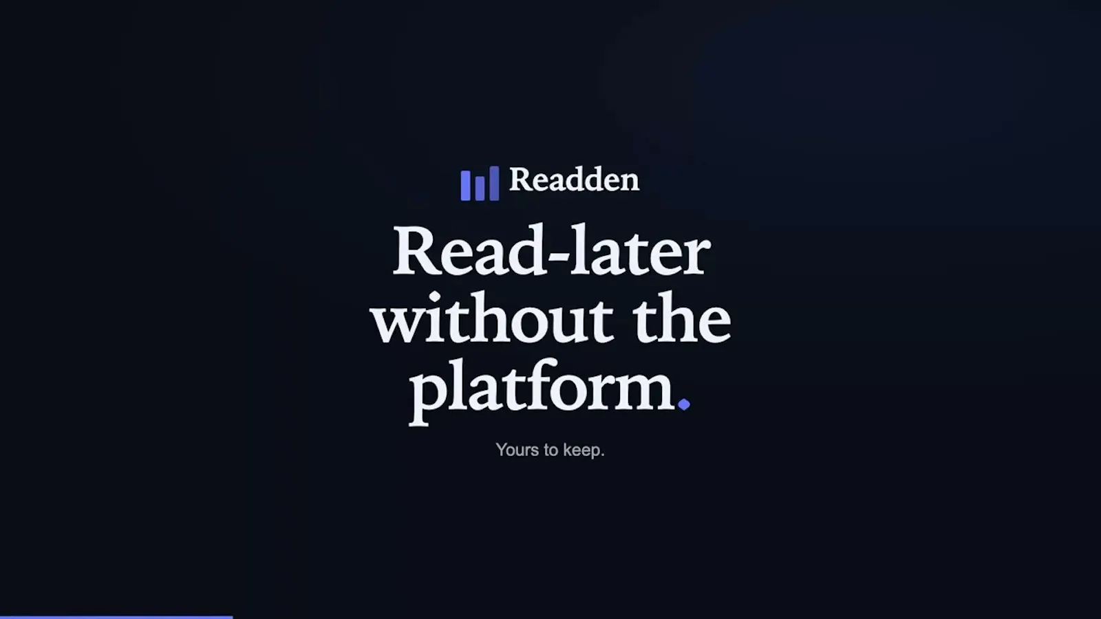Readden screenshot 1 (video preview)
