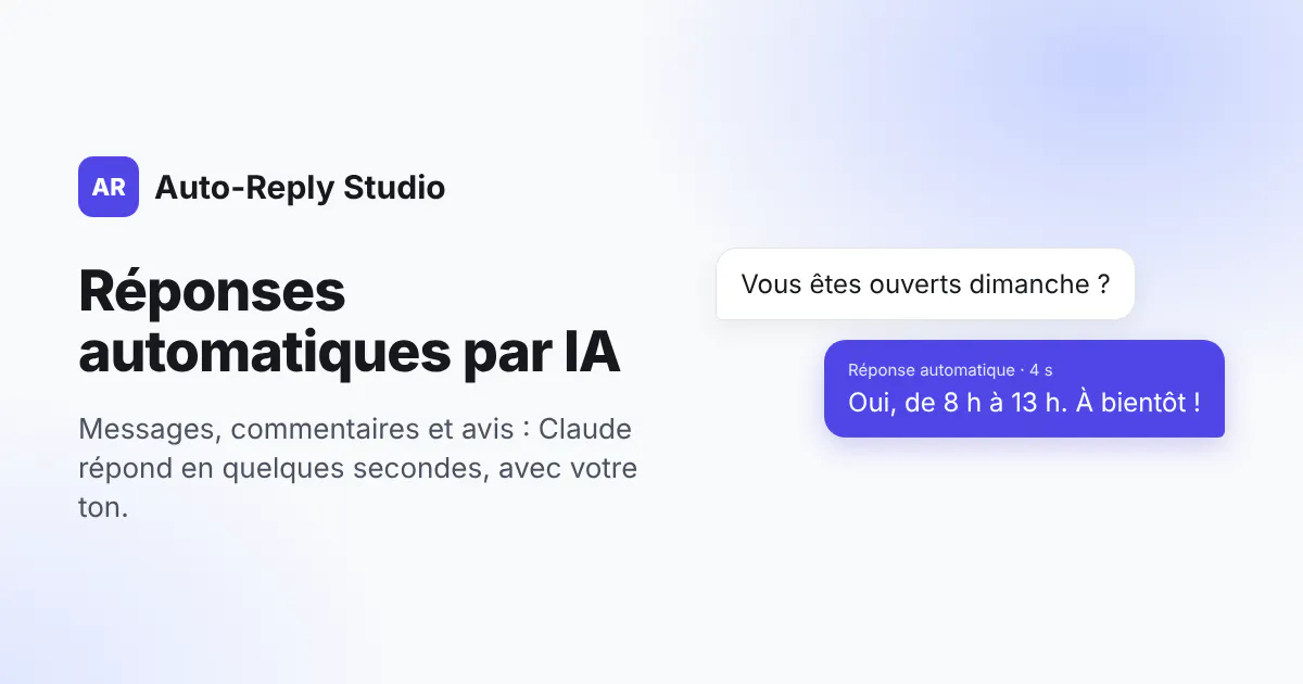 Auto Reply Studio gallery image