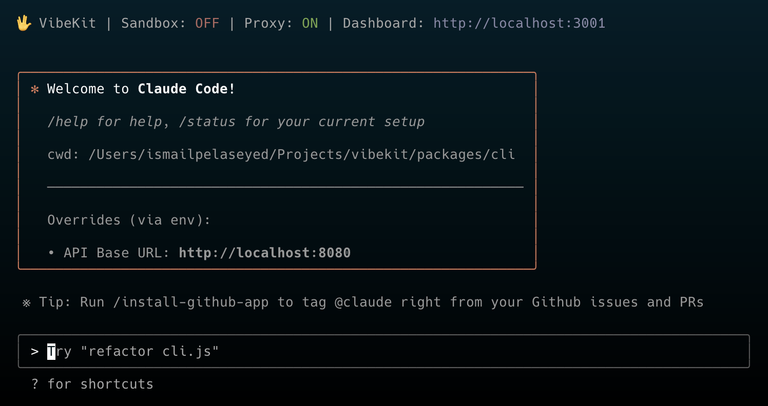 Vibekit CLI media 4