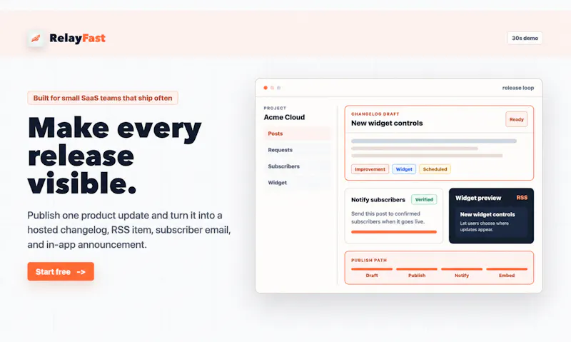 RelayFast screenshot 1
