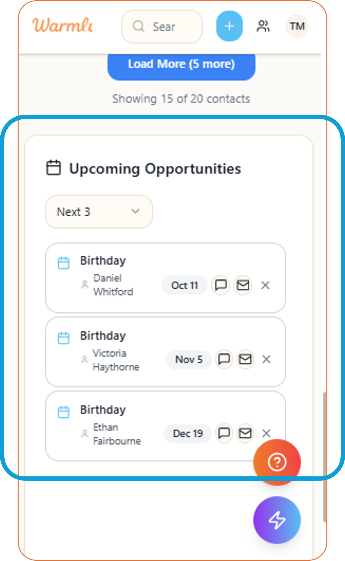 Warmli.Chat - Screenshot 3 showing product features and functionality
