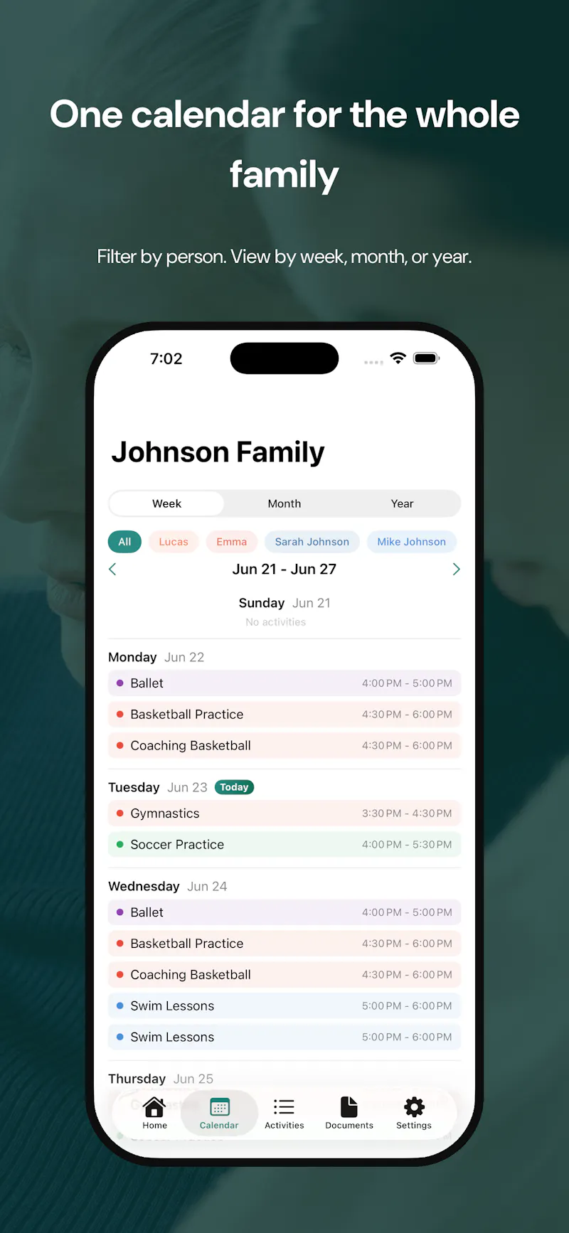 Cadence — Your Family's Activity Hub screenshot 1