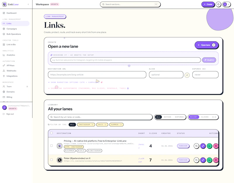 LinkLane screenshot 4